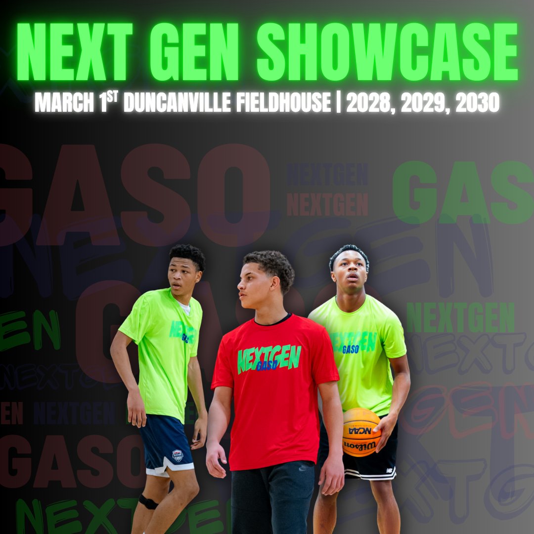 GASONextGen's tweet image. It's That Time🧨  

🔥 Our GASO Next Gen Showcase Is BACK 
🗓️ March 1st - Duncanville Fieldhouse

Looking To Make An Early Statement?

Calling All Of Texas &amp;amp; Bordering State Hoopers ⭐️
🏀 2028
🏀 2029
🏀 2030 

Sign Up Here ⬇️
greatamericanshootout.com/project/next-g…

#GASO | Everyone's Big Stage