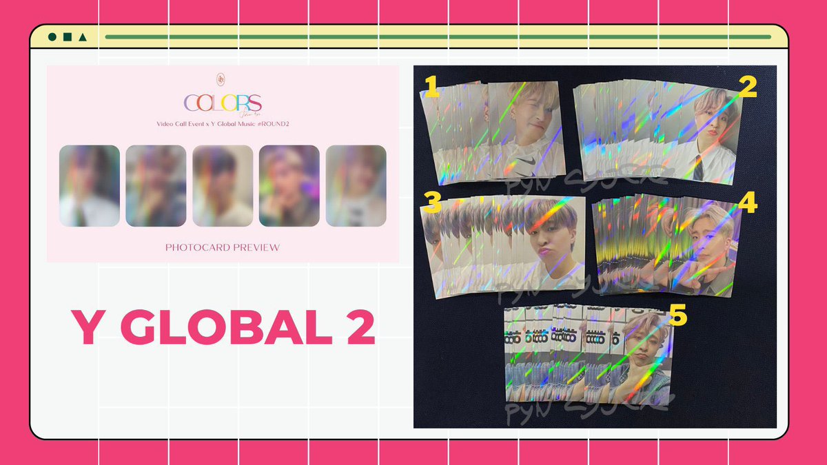 🎨การ์ดยองแจ Colors From Ars ก็ยังมีนะคะ 😍