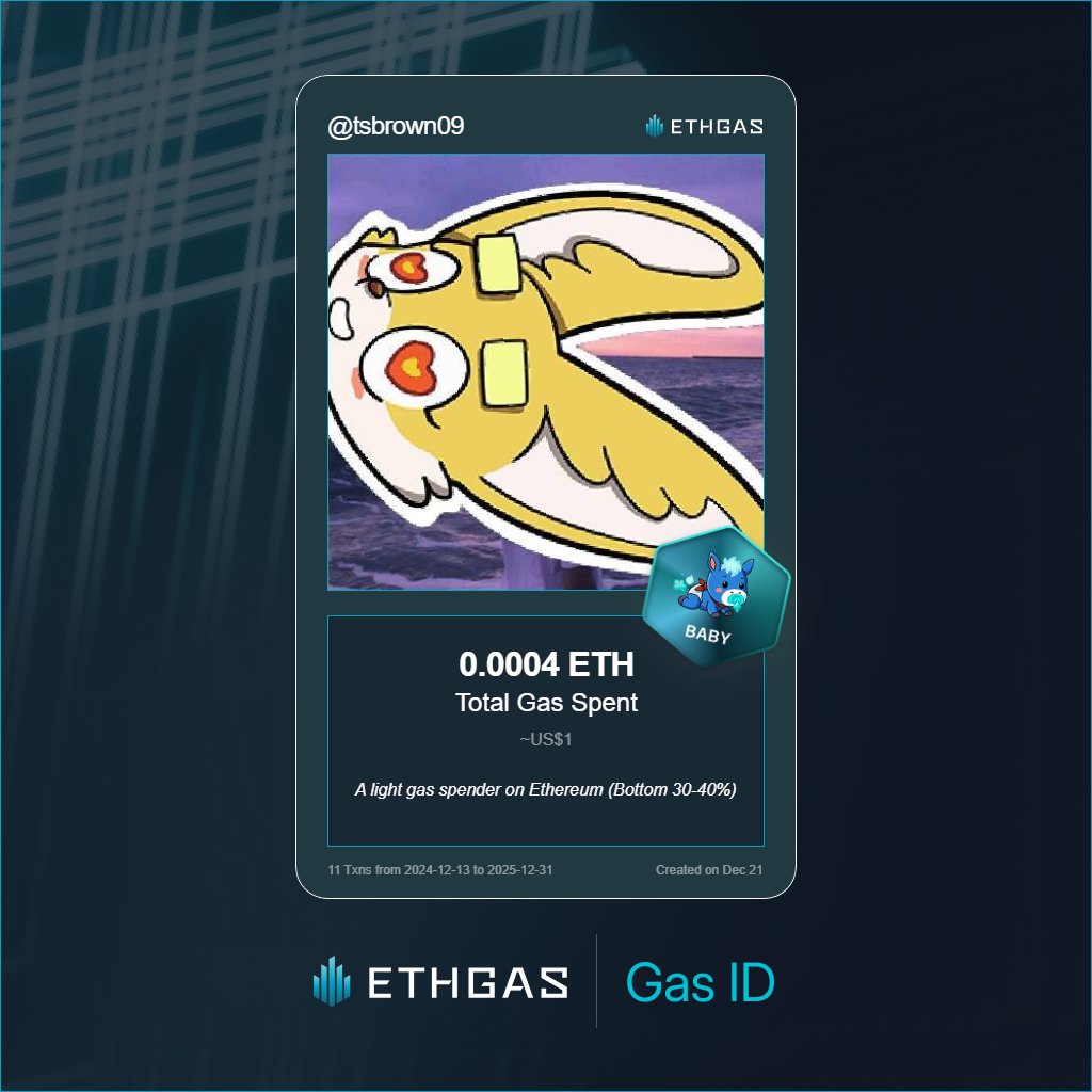 Sunny B| ETHGas ⛽ tweet media