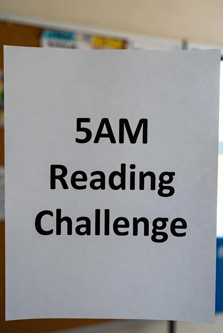 Hey Fam!

I'm glad to announce that I've accepted the 5AM Reading Challenge for the next 30 days by Engineer Chidomere Ndubuisi .

I'll be reading the 1999 Nigerian constitution released by PLAC and the 7 Habits of Highly Effective people by Stephen Covey.