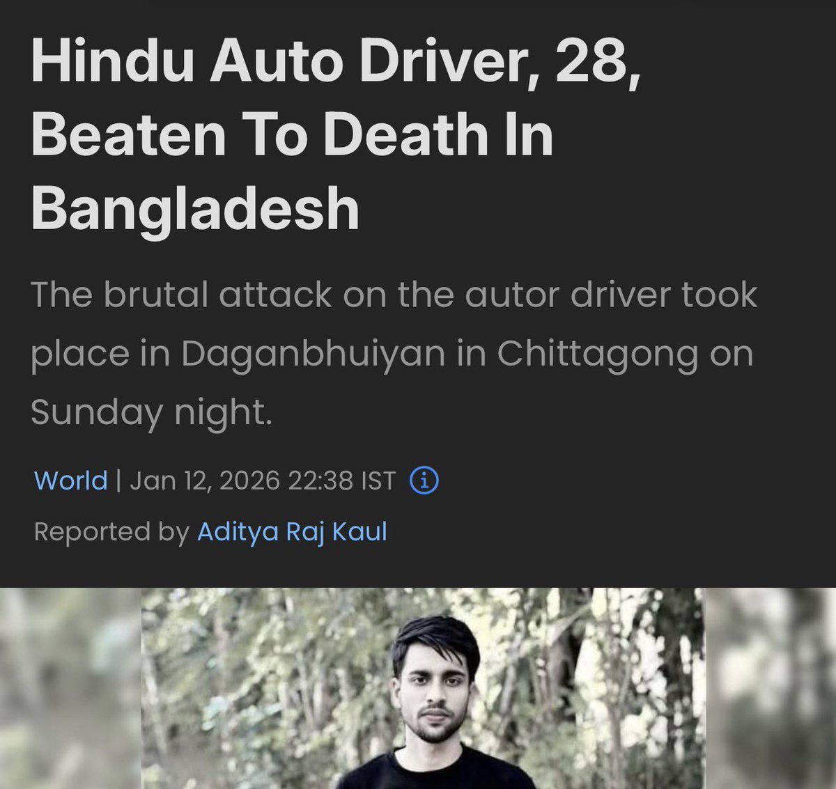 Tushar15's tweet photo. We are witnessing the beginning of ethnic cleansing of Hindus in Bangladesh. https://t.co/2c4SElazmb