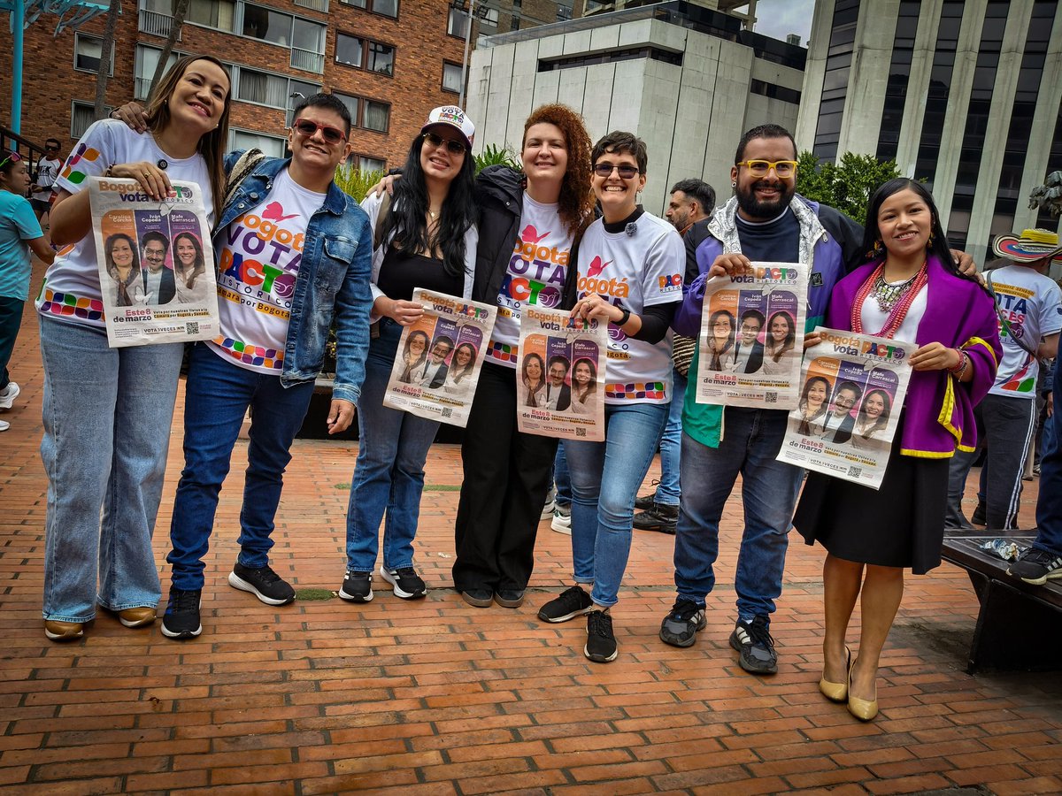 Las reformas sociales deben continuar en el siguiente gobierno, es por eso que debemos ser mayoría en el Congreso de la República, en Bogotá el Pacto Histórico debe consolidarse como una de las fuerzas políticas más importantes.

#ElPactoSeTomaBogotá