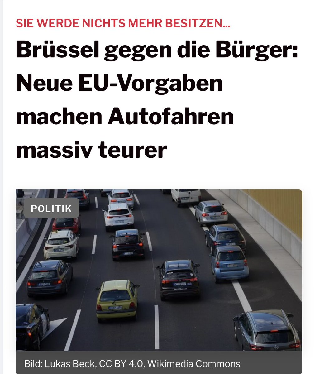 „Ihr werdet nichts mehr besitzen.“

Die EU erzieht und enteignet ihre Bürger. Jeden Tag ein bisschen mehr…