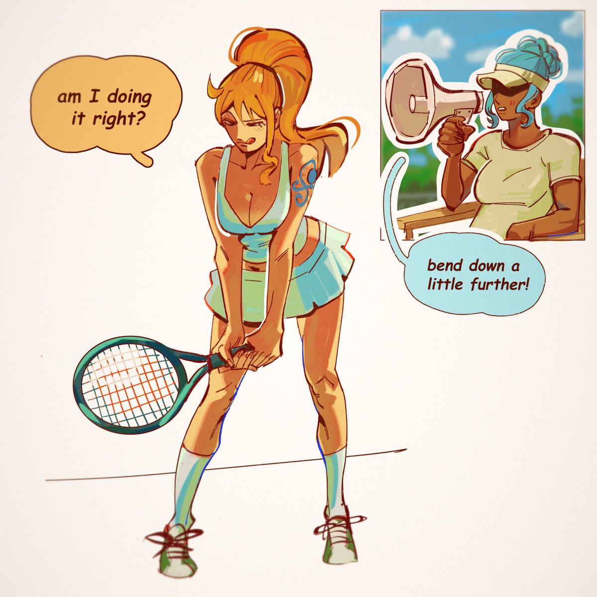 thecrazedpepper's tweet image. arigathanks gozaimuch 🎾 #namivivi #ONEPIECE