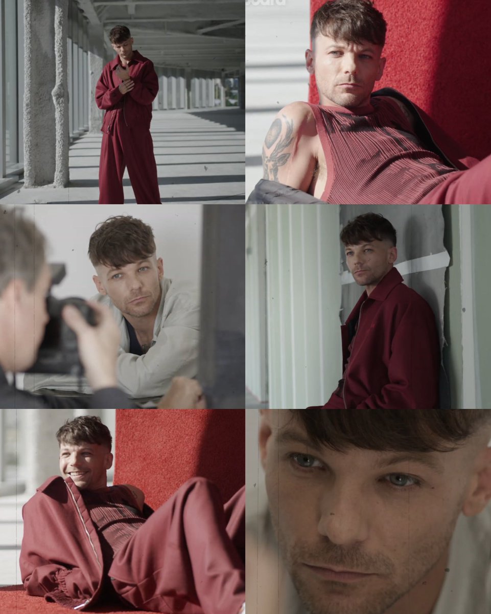 lt28files's tweet image. louis tomlinson modeling for billboard ִ࣪𖤐