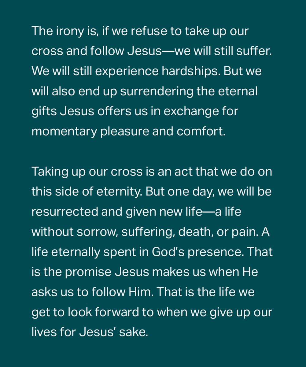 Some_GI's tweet photo. Devotional - Mark 8:35 https://t.co/kXYVTEAMcH