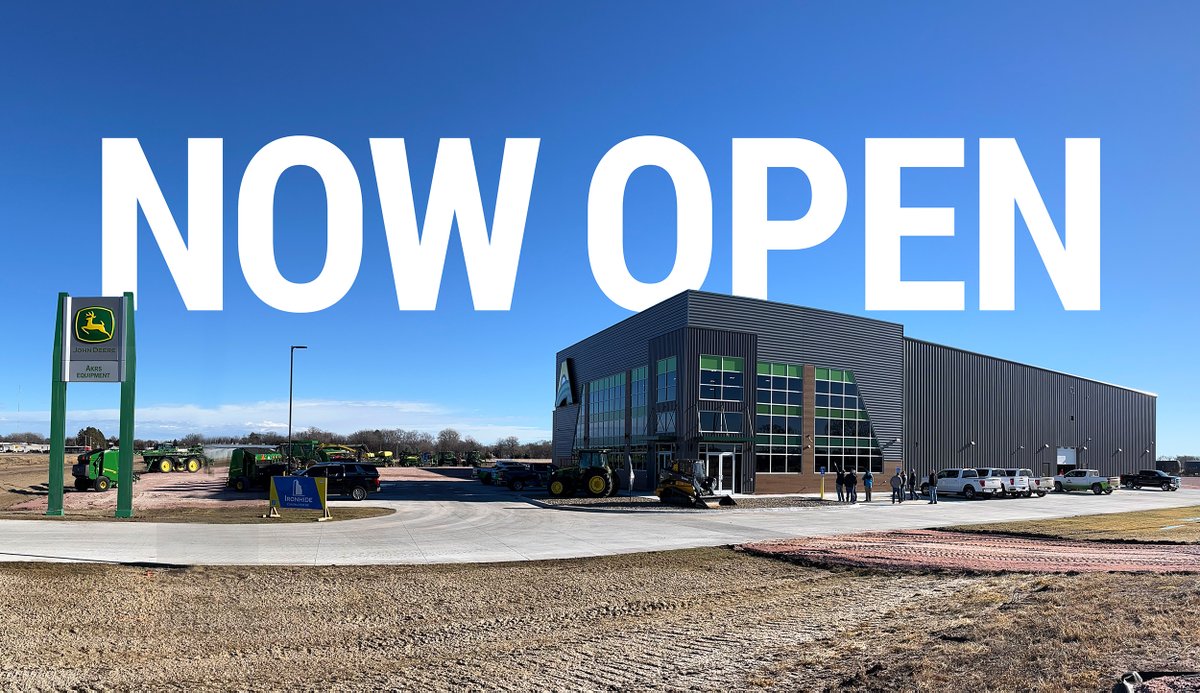 Doors are open in O’Neill! Our store is now located at 49157 Douglas Ave in O'Neill. Offering the same trusted service you know, now in a larger, upgraded facility. #AKRSEquipment #Nebraska #JohnDeere