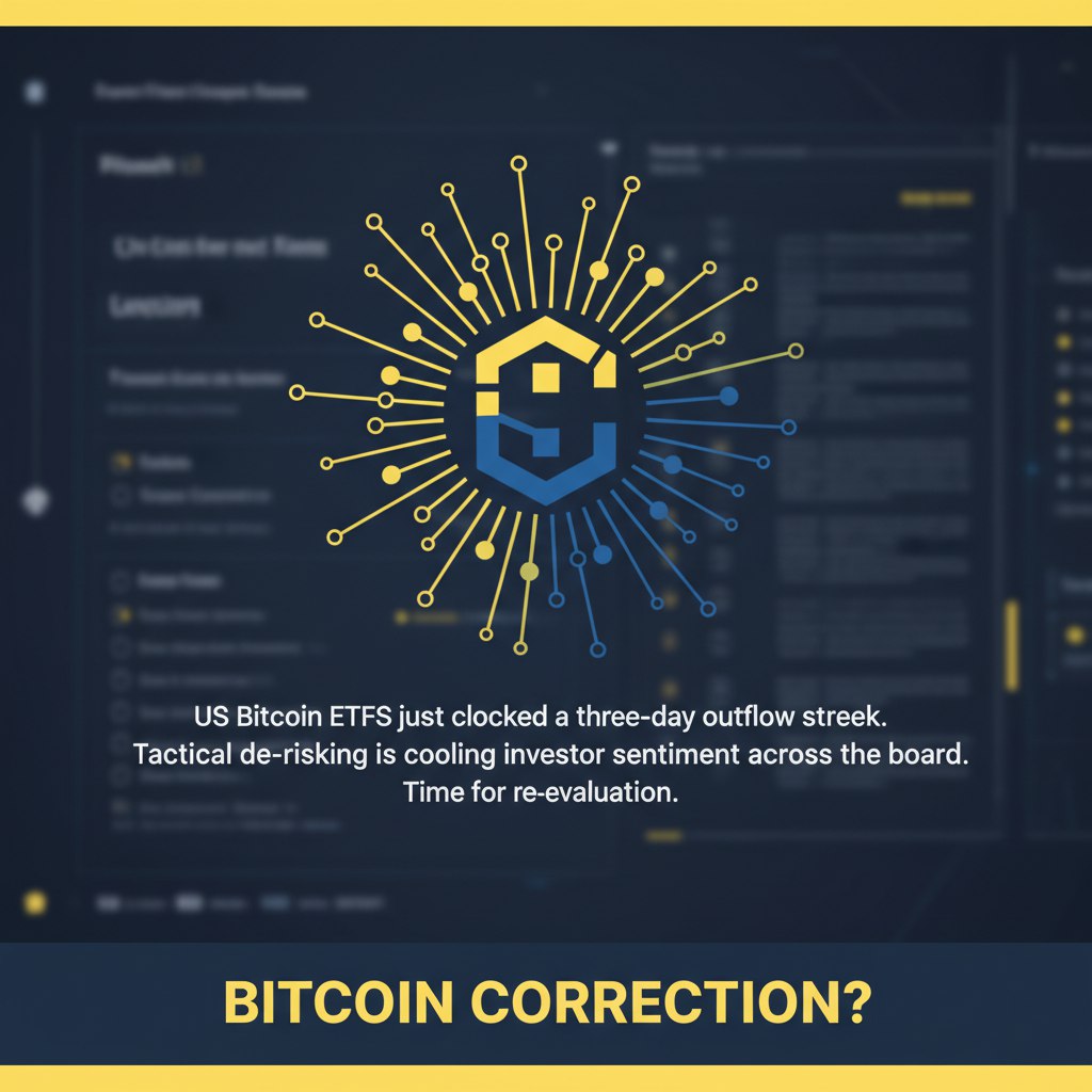 NameCoinNews_'s tweet photo. ETFs:
US Bitcoin ETFs just clocked a three-day outflow streak. Tactical de-risking is cooling investor sentiment across the board. Time for a re-evaluation.
#BitcoinETF #CryptoOutflows https://t.co/xBtfwjruR6
