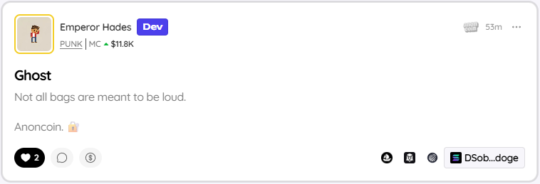 mogezilla's tweet image. mysterious $PUNK dev is back? many speculation about this launch, but in the end I still believe cypherpunk and privacy will be the most spoken topic in 2026. 

cypherpunk szn on @anoncoinit @cypherpunk_2025 

DSobWHBCEn3B8gschhihWDThSbcC5NidFYmeHZRCdoge