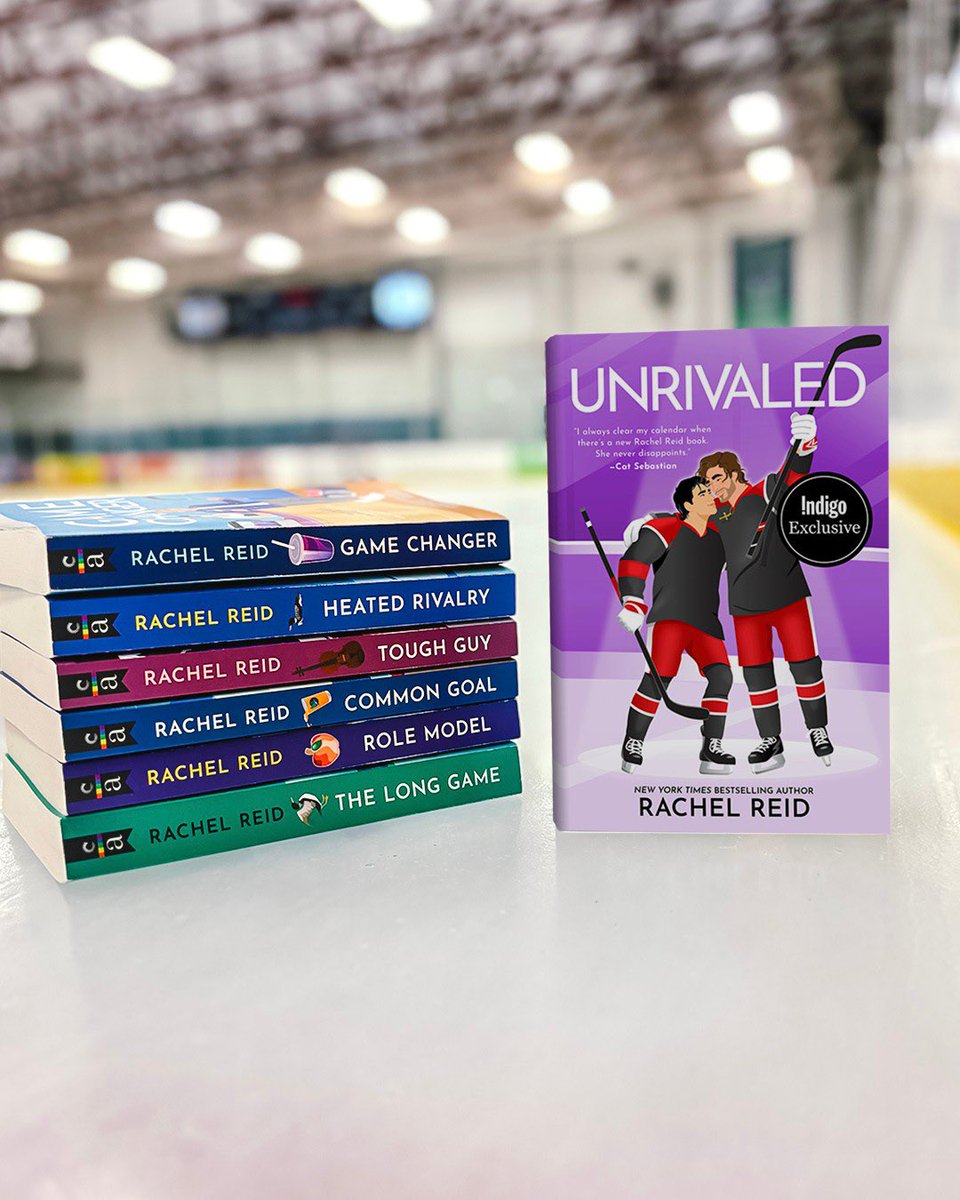 hudsonwupdates's tweet image. The Indigo exclusive cover of “Unrivaled”, the third book of Shane and Ilya in the ‘Game Changers’ series by Rachel Reid (via harpercollinsca)

Pre-order here: indigo.ca/en-ca/unrivale…