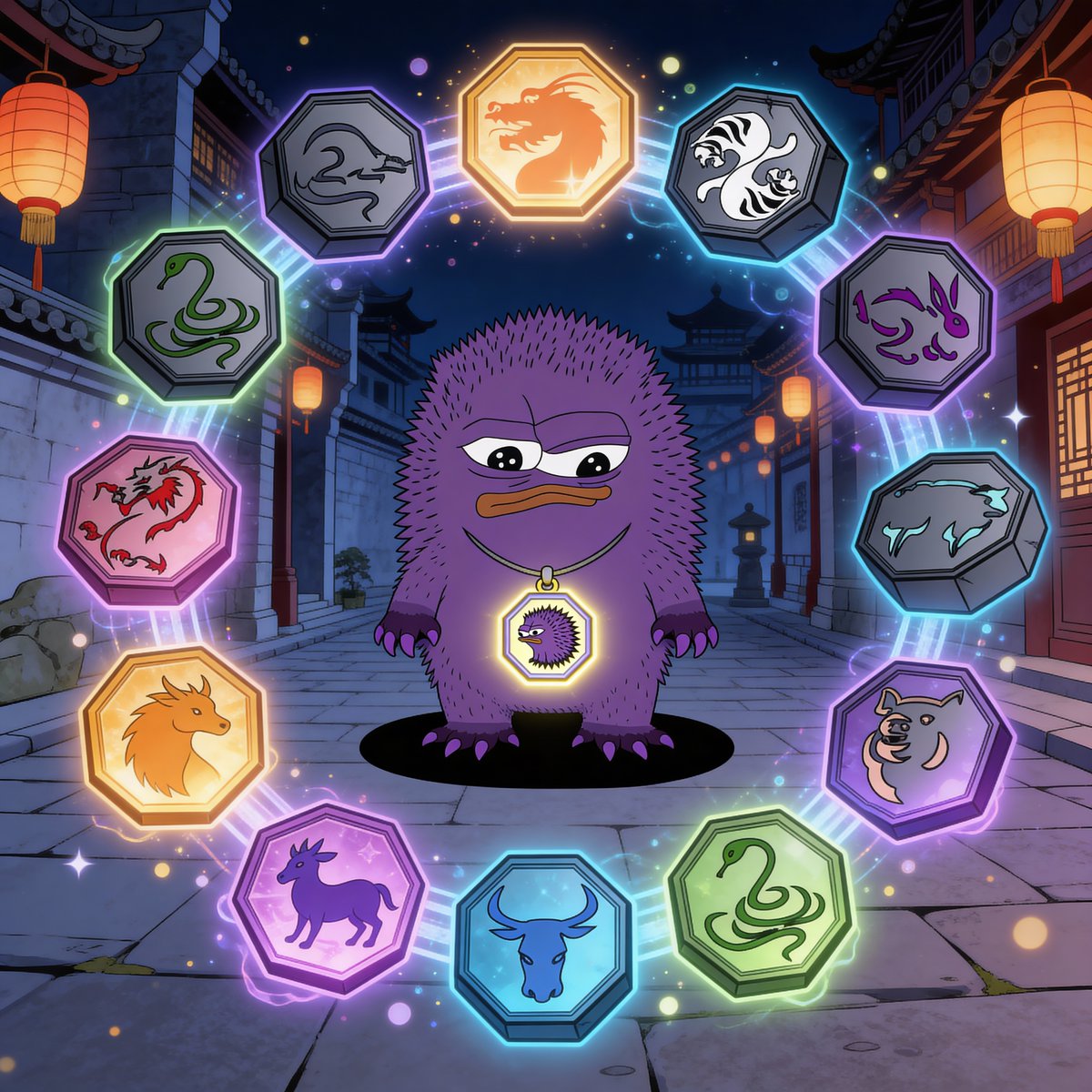 12 talismans doing their job
molandak doing whatever this is