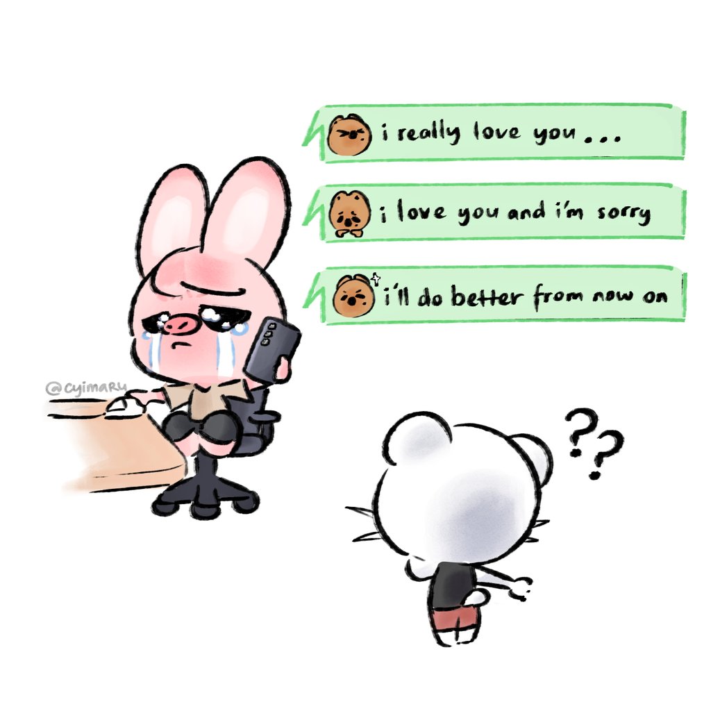 cyimaru's tweet image. 2 Kids Room Binsung 🐇🐽🐿
ft. Jiniret
#창빈 #Changbin #한 #HAN
#현진 #Hyunjin 
#skzoo #skzfanart