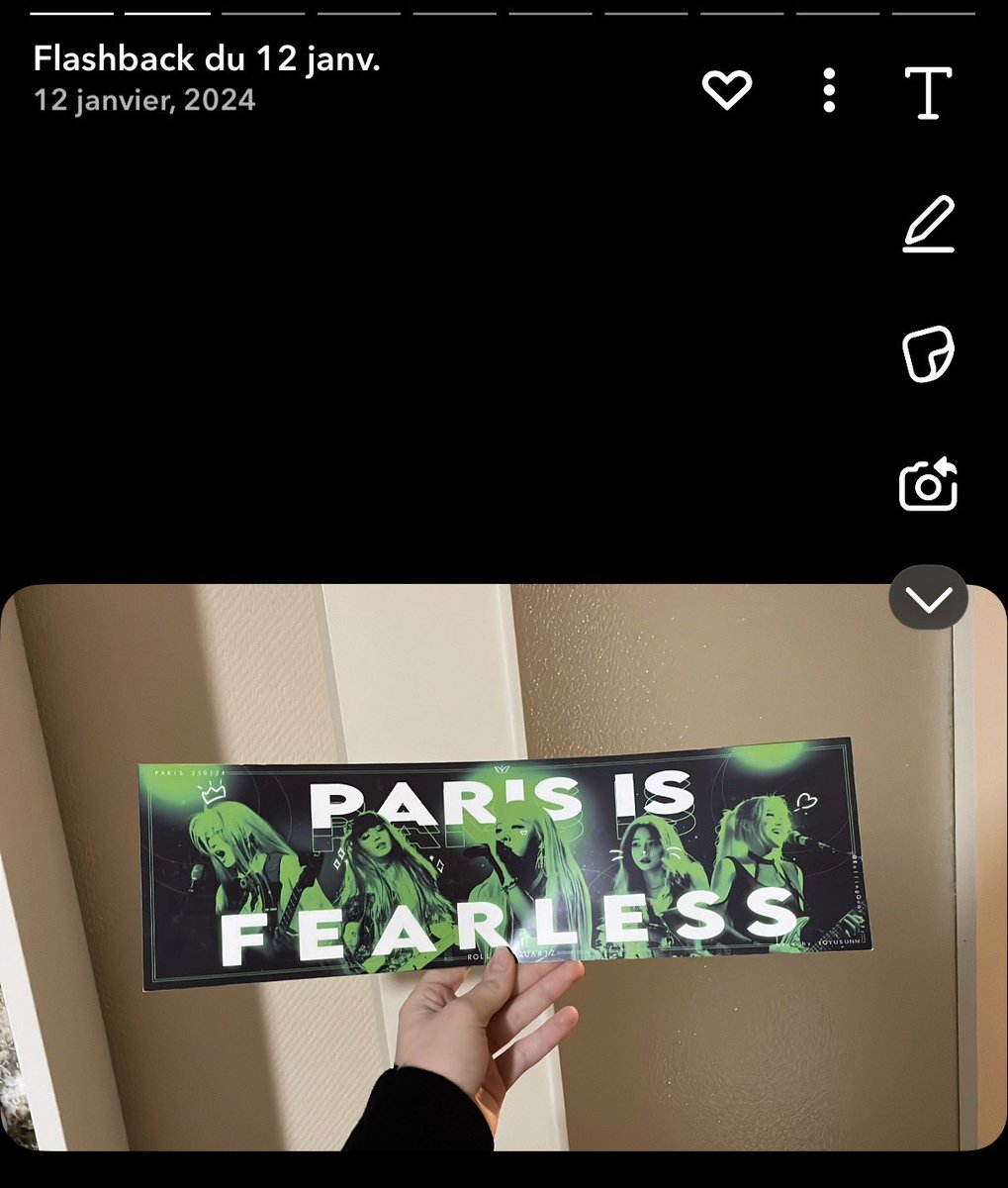 Il y a 2 ans je recevais les bannières pour la première date en France de Rolling Quartz 🥹