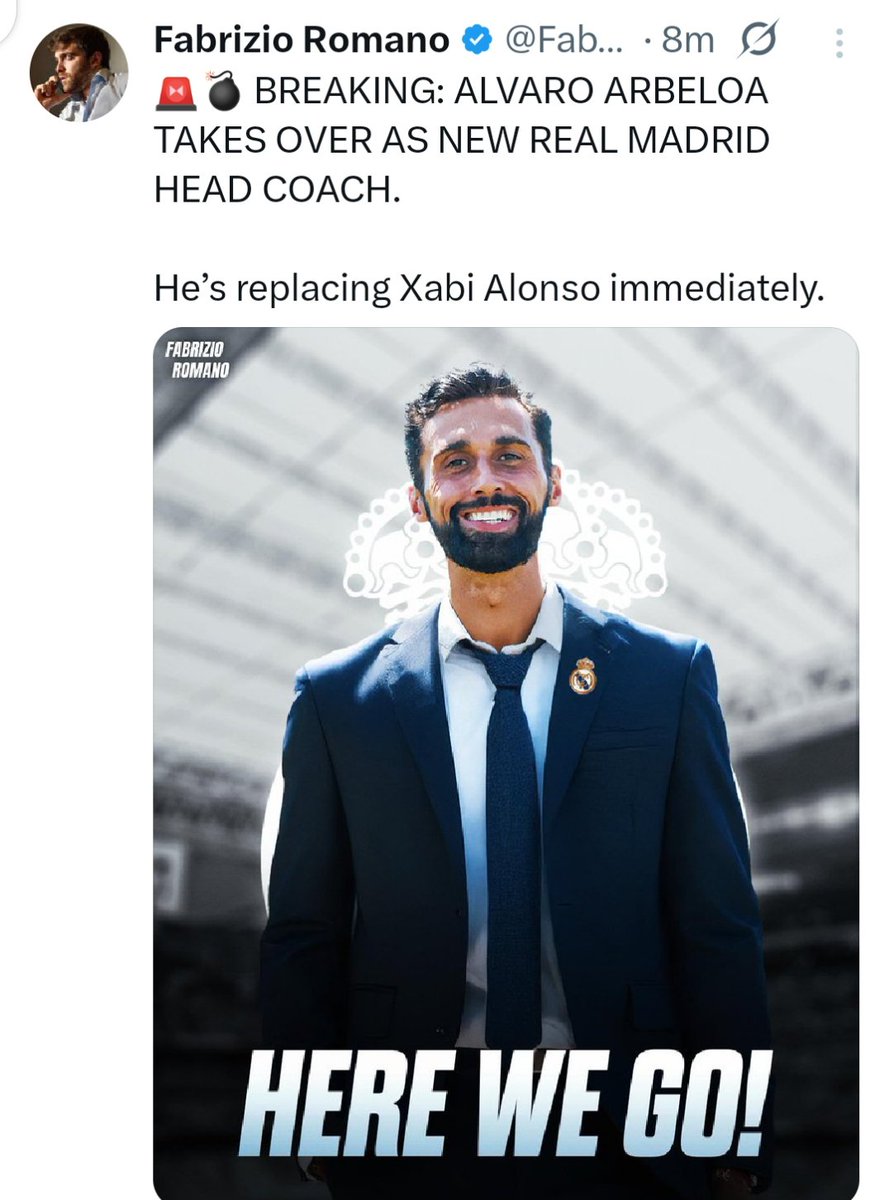 Yangmc5's tweet image. Alvaro Arbeloa takes over as the next Real Madrid head coach