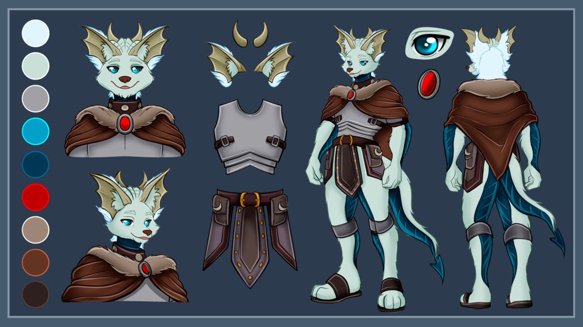 Magical_Lara's tweet photo. Completed a reference sheet commission for @RaveZKobold. Thank you for the commission!

#Magical_Lara #kobold #vtuber https://t.co/0Mw8hcqooL