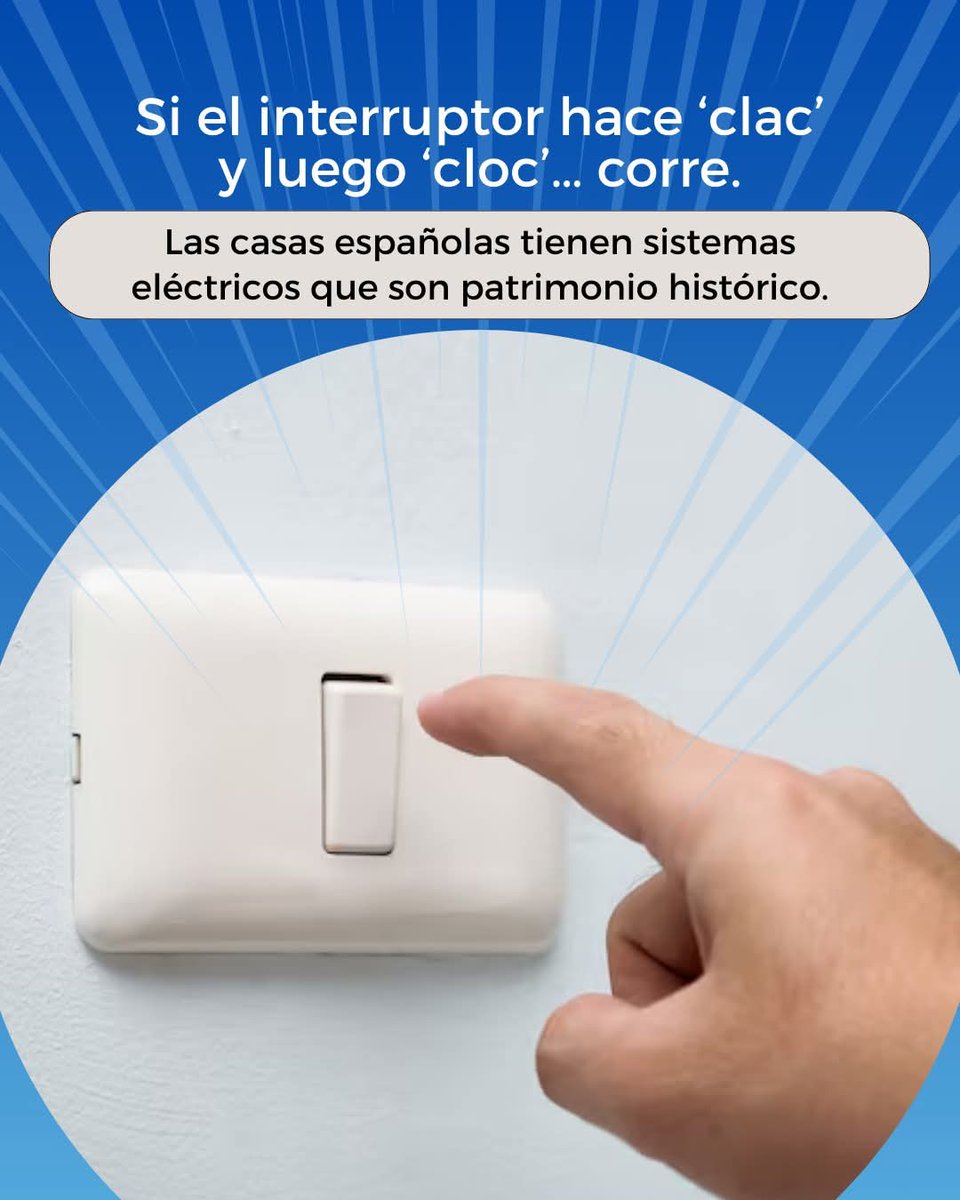 Hay interruptores que enciendes y no sabes si encenderá la luz… o el microondas ⚡😂

Consejo: si una chispa te saluda… enchufe nuevo y técnico YA.

👉 Etiqueta al que arregla todo a golpes.

#servicios #profesionales