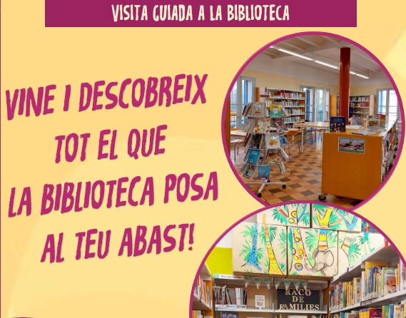 Aquest proper dissabte, a les 11 del matí, fem una visita guiada per la Biblioteca! Apunta't-hi i vine a descobrir tot el que et podem oferir! 
<a href="/bibliotequesXBM/">BibliotequesXBM</a> <a href="/AjArenys/">Aj. Arenys de Mar</a> <a href="/BibliosMaresme/">BibliosMaresme</a>