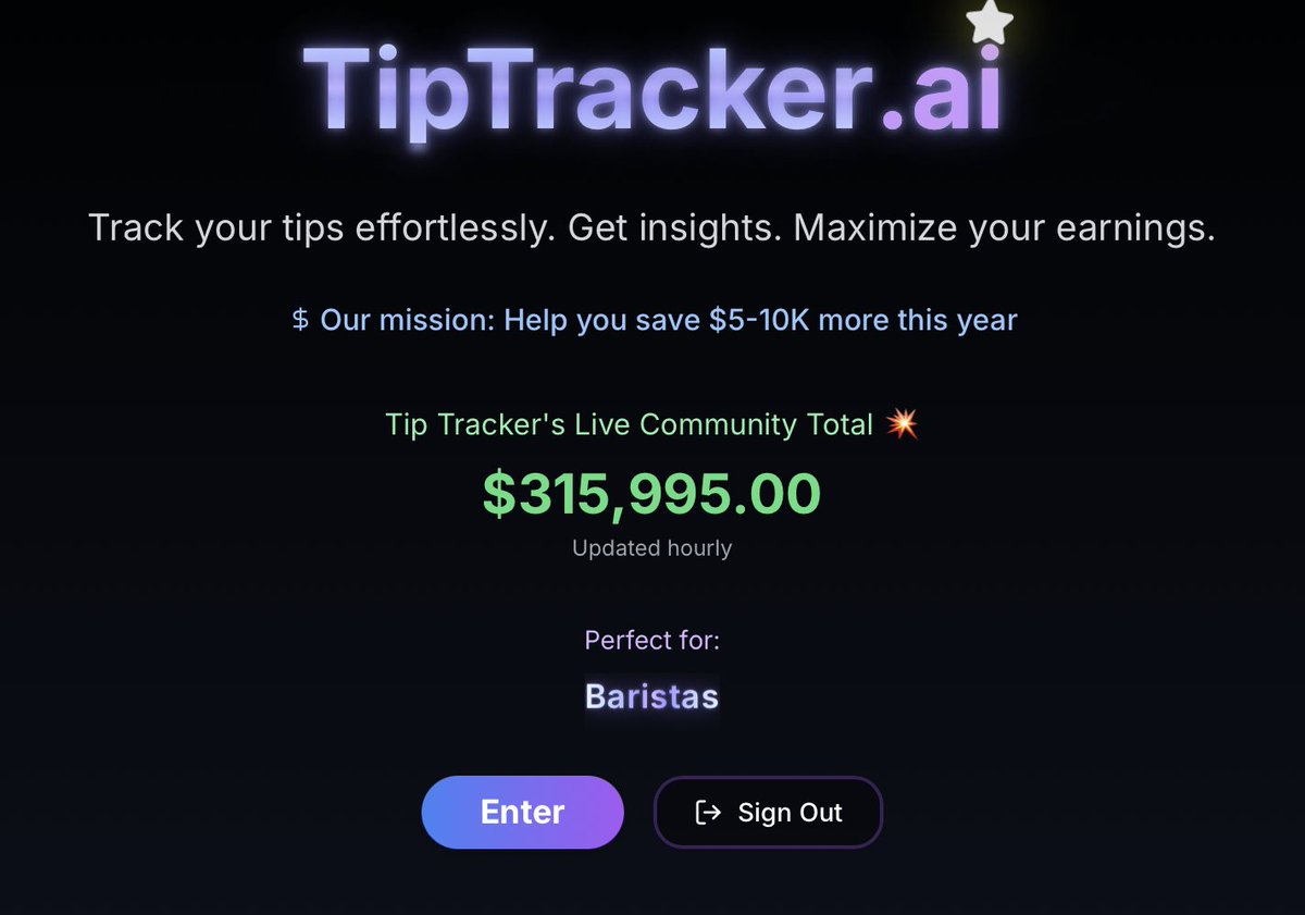 austinwrap's tweet photo. I loved building in public. I even added a way where you can visit the website and see if it's gaining any momentum with the community total increasing 
hourly🚀💰 Join the fam 🤝✨! Track Tips, Stack Cash! 💵 https://t.co/OlVMKz8g0i
#buildinpublic #stackcash #bartend #server https://t.co/JtpcspL6tL
