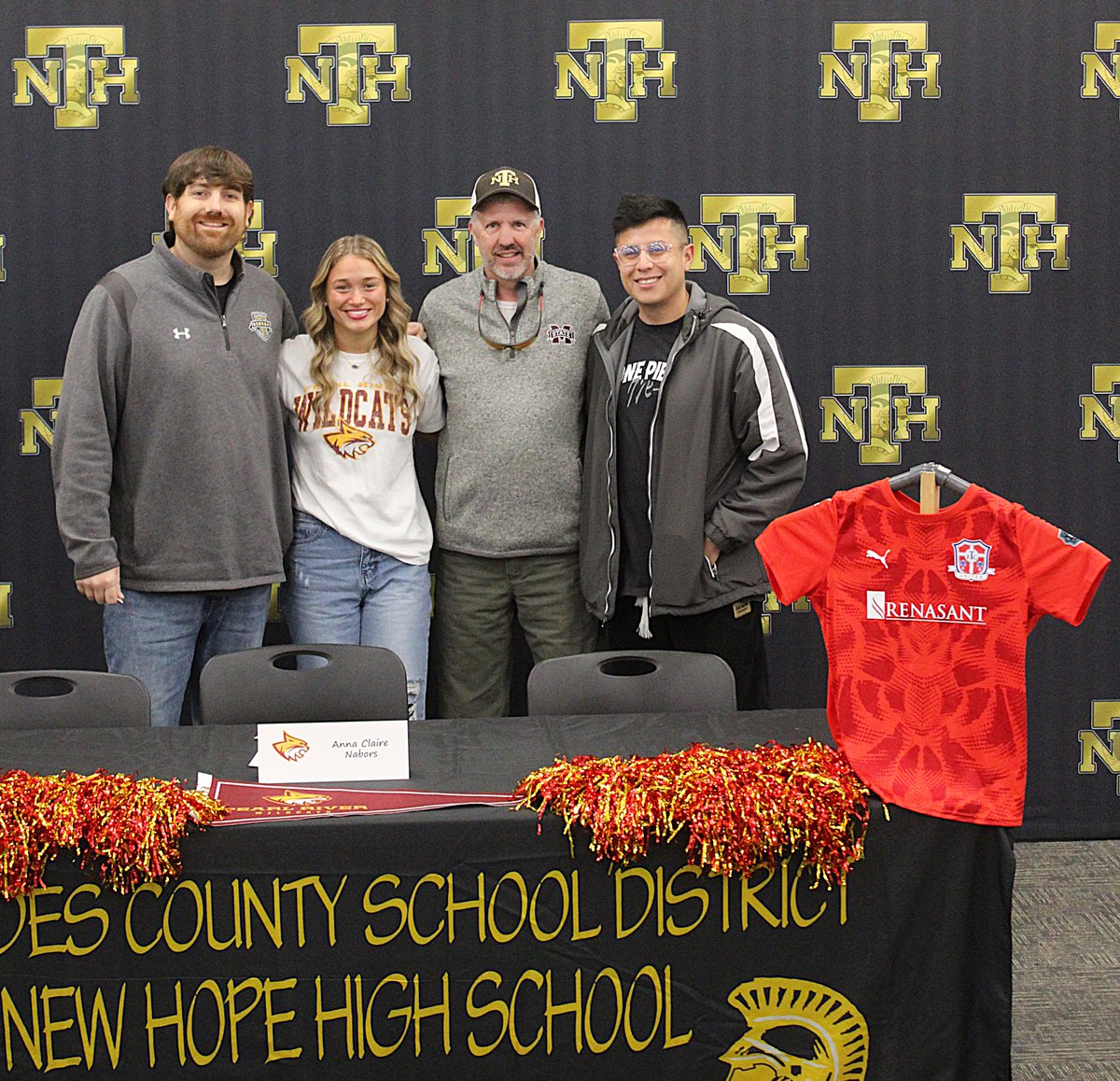 LCSD_MS's tweet photo. New Hope High School's Anna Claire Nabors knew from an early age she wanted to play soccer in college. On Monday, she celebrated realizing that goal when she signed with Pearl River Community College. To read more, go to: https://t.co/sfjJebzthM and scroll down to District News. https://t.co/Xdhv9aUymY