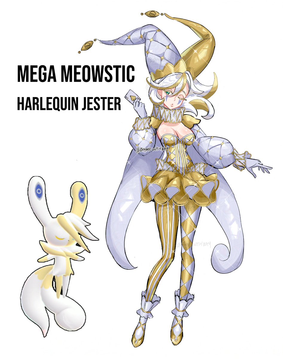 🃏♦️Shiny Mega Meowstic!🤍✨