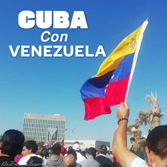 La más profunda solidaridad al bravo pueblo Venezolano. #CubaConVenzuela #icidca #Cuba #Azucareros <a href="/ICIDCA3/">ICIDCA AZCUBA</a>