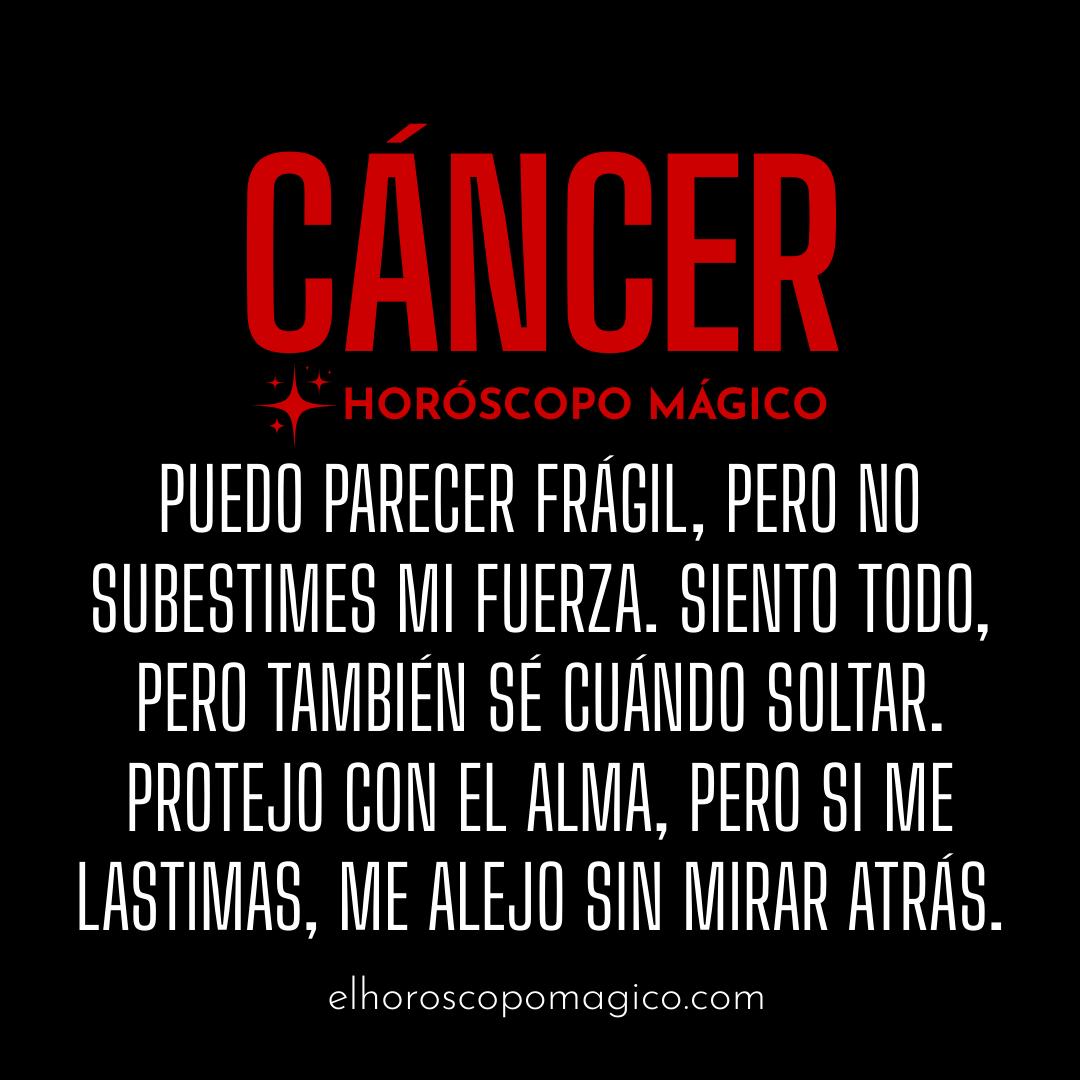 Cáncer Horóscopo Mágico 🔮 tweet media