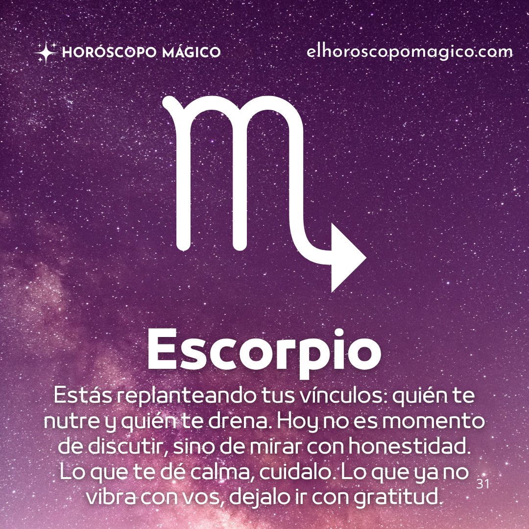 Escorpio Horóscopo Mágico 🔮 tweet media