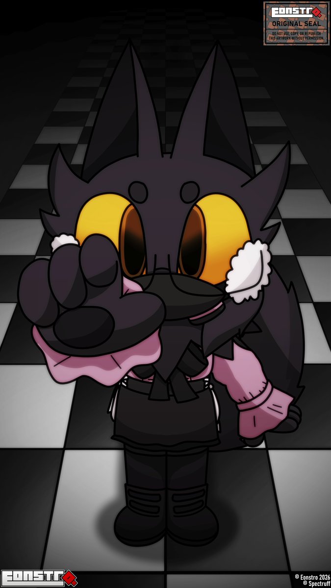 eonstro's tweet image. Alt version (Alive Form).

Birthday gift for @spectruff!