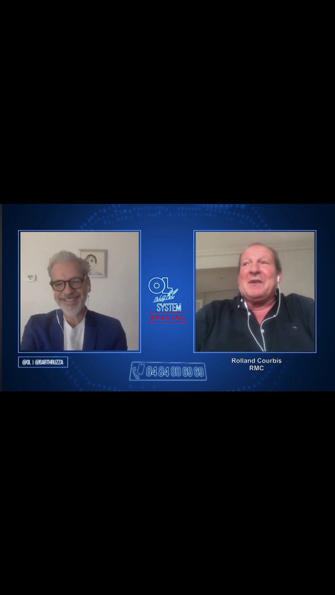 barthruzza's tweet photo. Souvenir d'une émission sur #OLTV pendant le confinement «Mon chérie, d’accord pour faire l’émission… mais l’ordinateur, on fait comment» ?
#rollandcourbis 🖤 https://t.co/OXMBQKIMPA