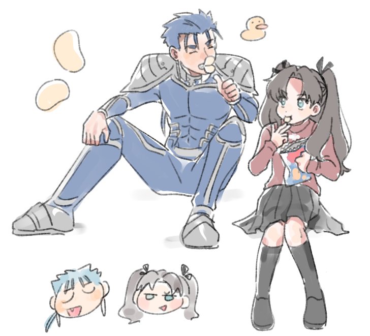 ddong_pong's tweet image. #fate #FateStayNight #クー・フーリン
야식 감자칩