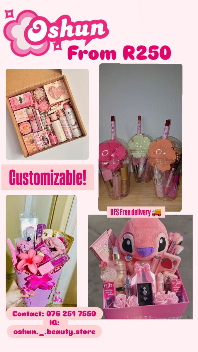 OrangeJuiceZM's tweet image. Girl code says when your student sister is selling cute things, you tell the group chat 💅🏽
She’s doing beauty boxes: press-on nails, lip glosses &amp;amp; soft girl essentials from R250.
Bloem girlies, this one’s for you 💕
@akreana_ ke kopa retweet 🥺🥹
#KeaDrive #GirlTalk #GirlTalkZA