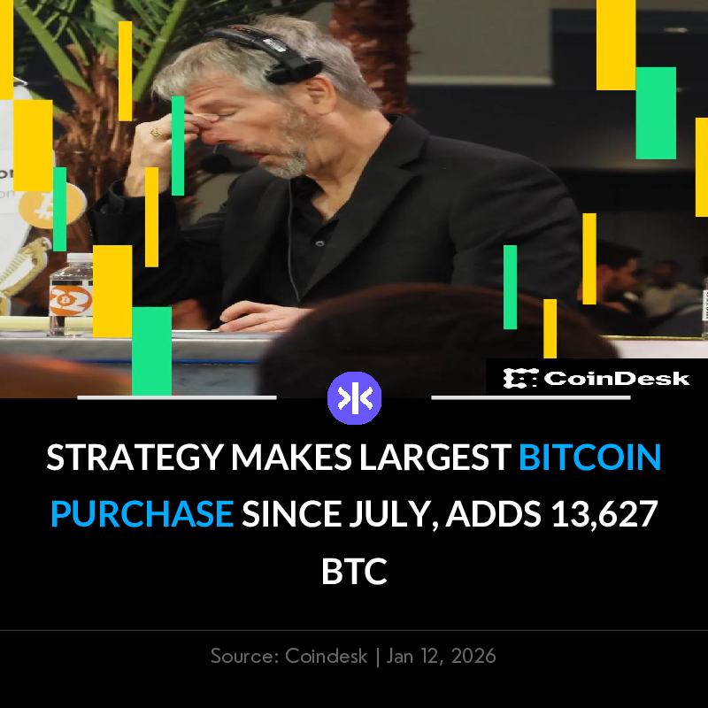 Fynx_Crypto's tweet image. 📰 Investment strategy makes largest Bitcoin purchase since July, acquiring 13,627 BTC in significant crypto accumulation move.

Download Fynx App: tinyurl.com/fynx-app-ps

 #Bitcoin #Strategy #Purchase #Crypto #Investment
