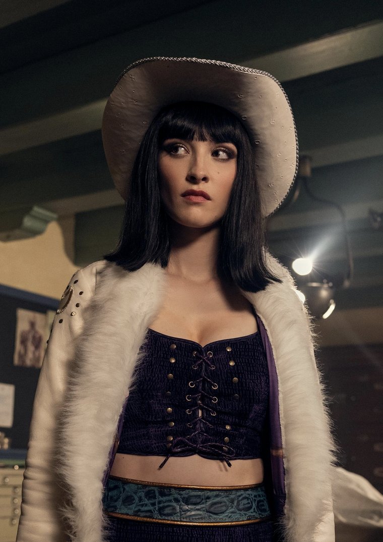 newworldartur's tweet image. Nico Robin in the One Piece Live Action!
