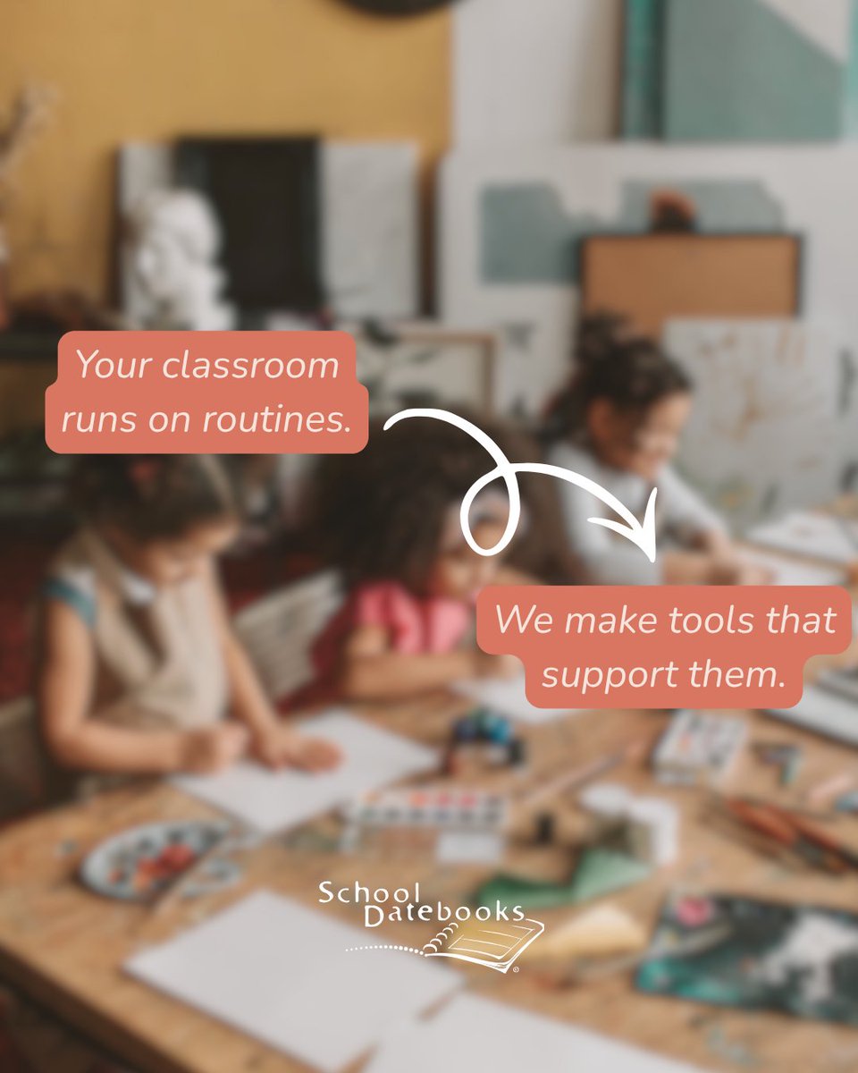Classrooms thrive when routines feel natural. 

We create tools that help make those moments run smoothly, one day at a time.

#TeacherLife #ClassroomRoutines #TeacherOrganization #EduCommunity #SchoolDatebooks