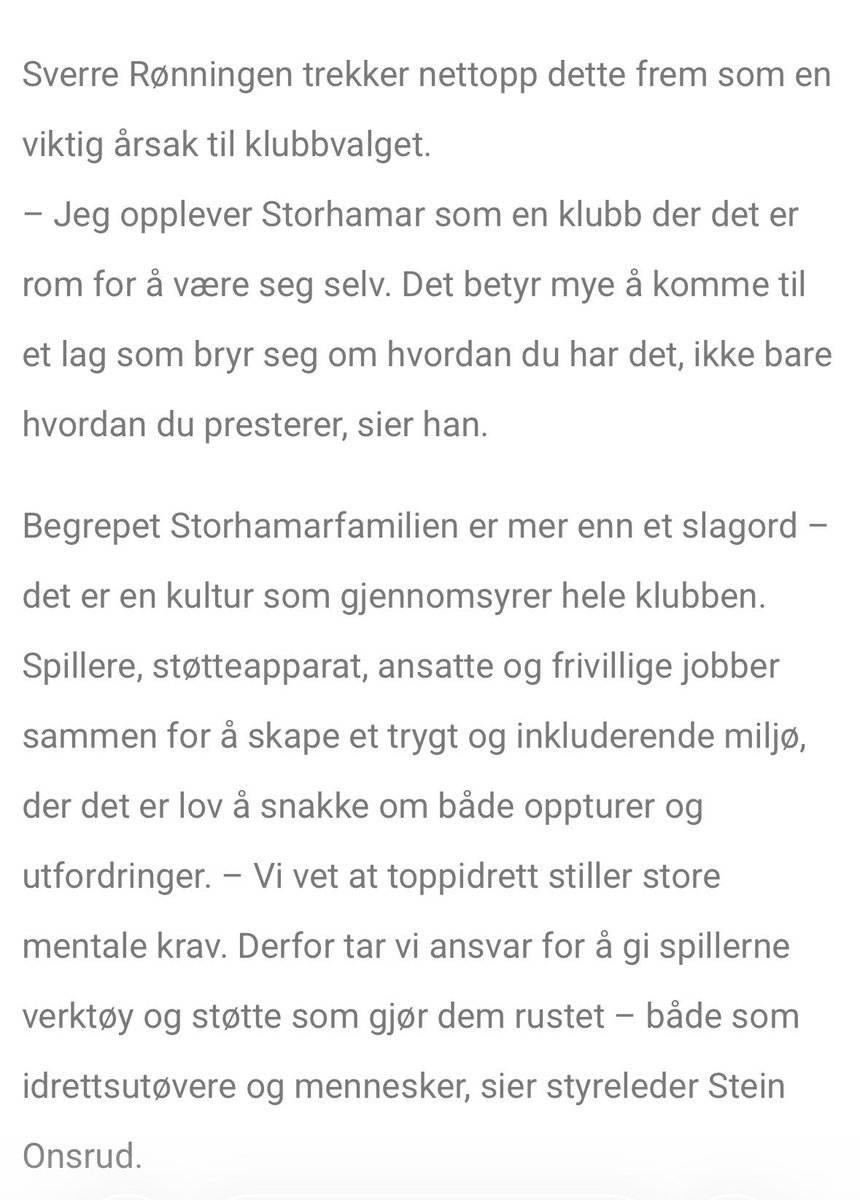 _rawk's tweet image. Detta känns som en indirekt kritik till MoDo från Sverre. Och såklart är det större press och högre krav att spela i MoDo än i Storhamar, och det kanske han inte pallade?  #MoDose