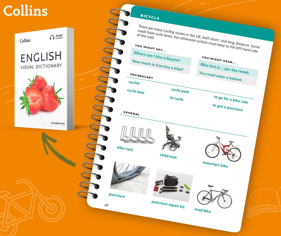 Explore a world of knowledge with the Collins English Visual Dictionary. This useful photo guide includes 3,000 everyday British English words and phrases, arranged by theme and paired with stunning, up-to-date images.

Discover:  collins.co.uk/products/97800…