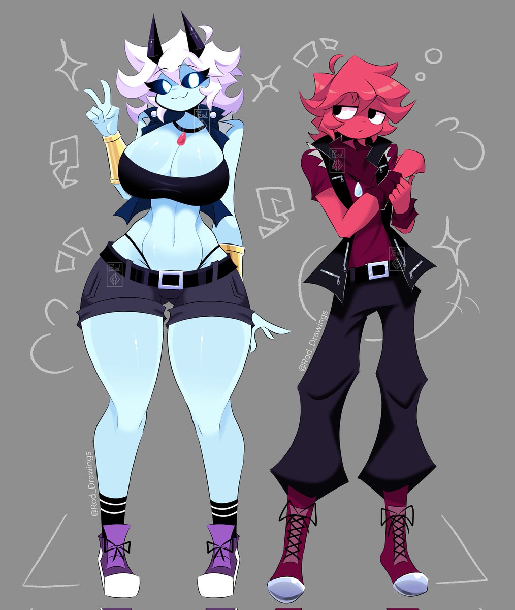 Rod_Drawings's tweet image. Mis oc Rod e Isabella 👻🩸