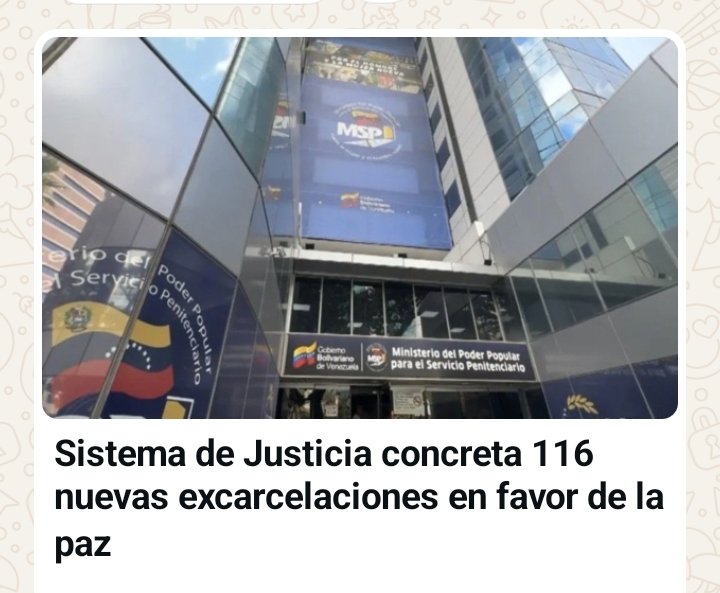 cbprogresista's tweet image. Buenas noticias para el país. 
Libertad para TODOS!