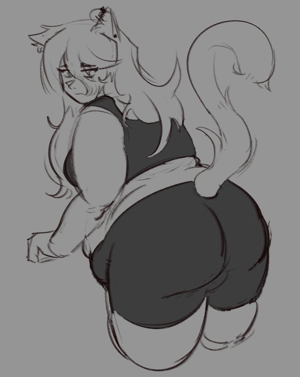 GlobuleArt's tweet image. If I had a tail, I'd own the night