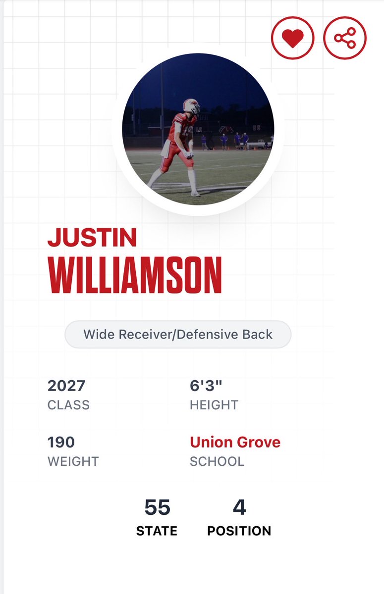 JustinWill74041's tweet image. Thank you @MJ_NFLDraft and @PrepRedzoneWI for the ranking!
