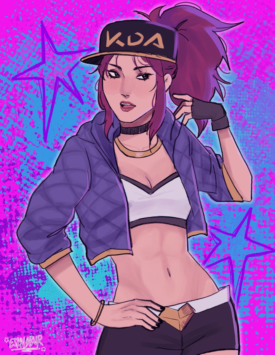 eskalobur's tweet image. the realest in the game 
#akali #LeagueOfLegends #kda