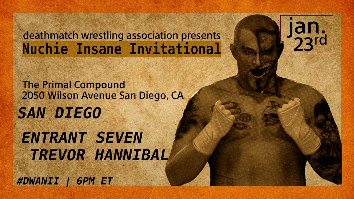 DWA_Pro's tweet image. 🚨NII UPDATE ANNOUNCEMENT 🚨

ENTRANT SEVEN: @Burgergod1123 
&amp;amp;
NON TOURNAMENT x DWA WORLDS CHAMPION MATCH

@TheTommyFen vs @CanWeBookKenny 

JAN.23RD | 6PM ET

ALREADY ANNOUNCED//
FIRST ROUND MATCHES 
QUEEN OF YAMMED CHAMPIONSHIP 

#DWANII #WATCHICN #WWE2K25