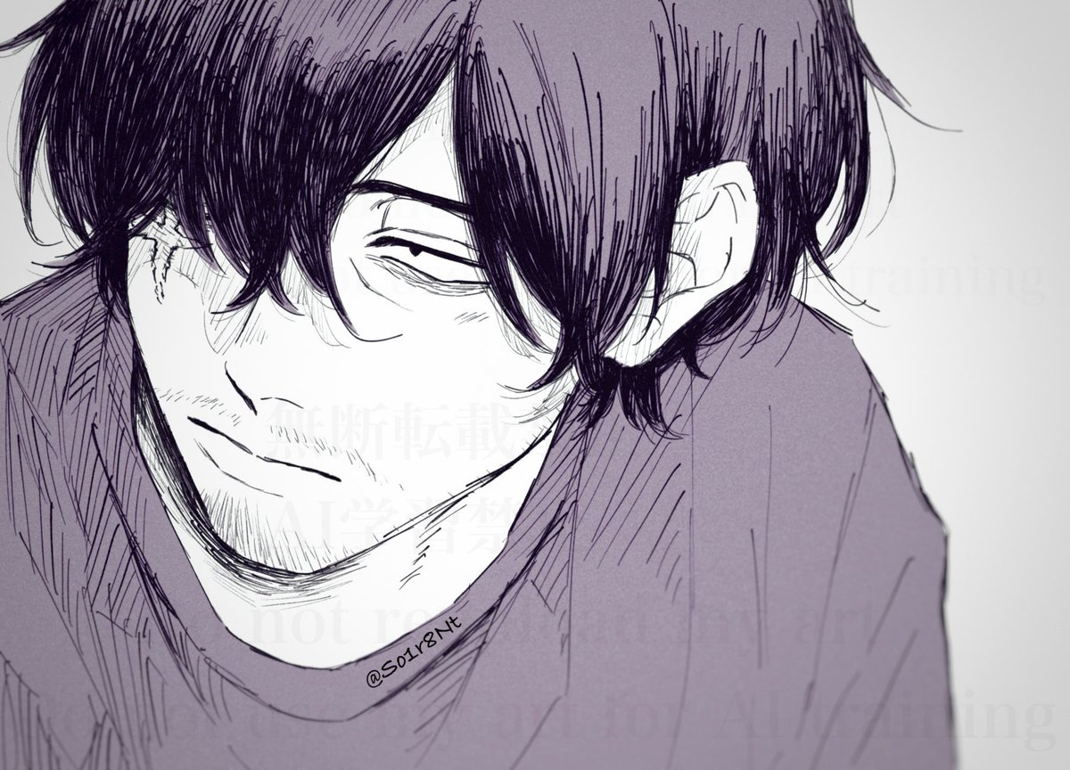 相澤先生: 視線の先。