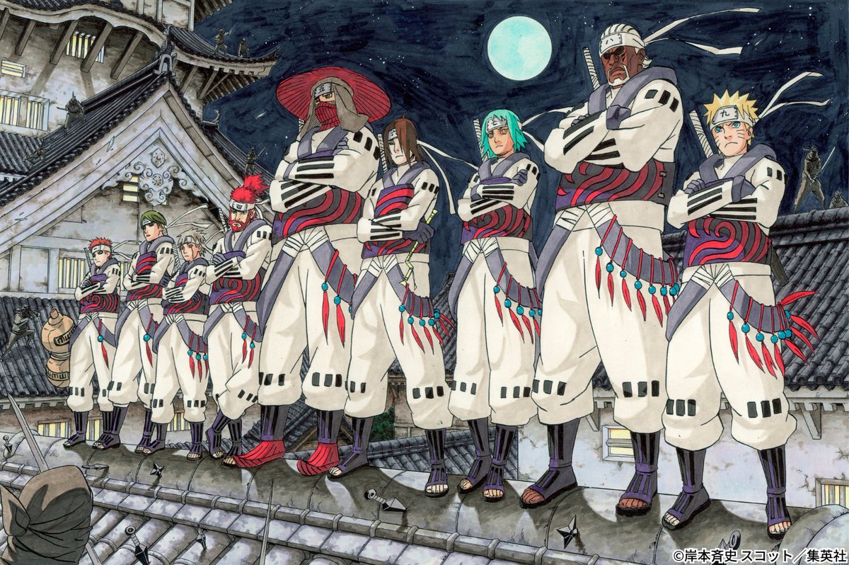 NARUTO_kousiki's tweet image. 忍界の人柱力たち

#NARUTO