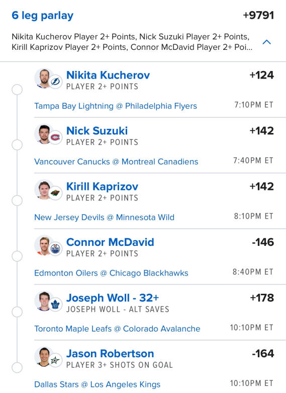 Chedzz's tweet photo. THE MEGAAAAAAAA (+9700) 🏒💣 

❤️100 Likes for a Hughes Fami-Lay !??? 

#NHLPicks #GamblingX https://t.co/eo6EiFLUmW