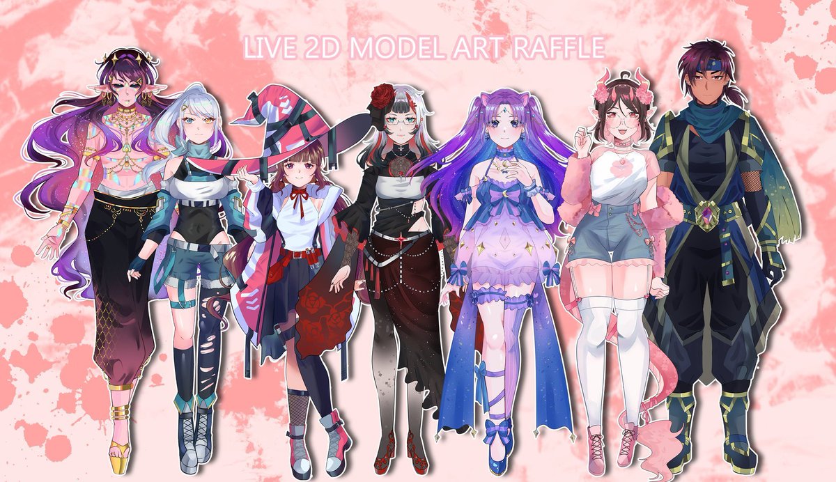 sey_live2D's tweet image. ❤️ VTUBER ART RAFFLE ❤️ Win a Live 2D art model ready to rig!
HOW TO JOIN : ✧ Follow + RT ✧ Drop your OC  
1 WINNER 
Ends: January 20, 2026 #artraffle #GIVEAWAY