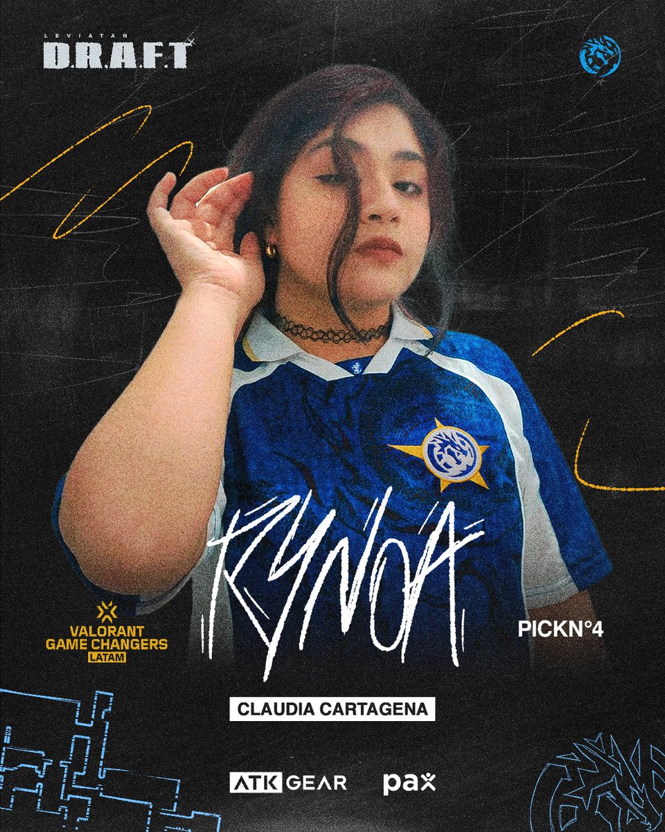 LeviatanGG's tweet image. BIENVENIDA @Rynoavlr 🇨🇱

Tuvo una increíble actuación en LEVIATAN DRAFT y por eso se suma a nuestro equipo de #VALORANTGameChangers como sexta player 💪