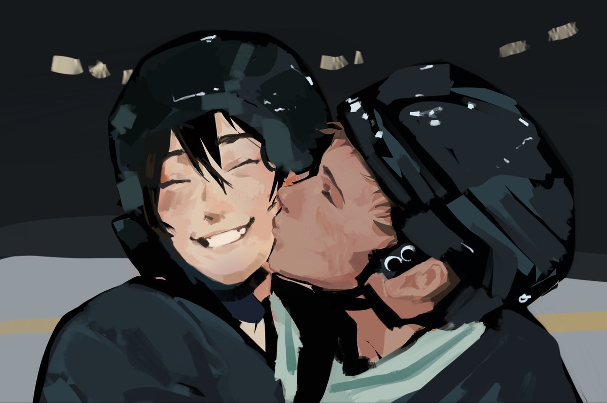 moo34344's tweet image. heated rivalry klance which was fully inspired by @ChjUvmko s beautiful art 🥺🥺