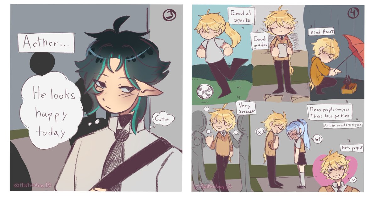 misterann15's tweet photo. School pt.1 ~♡
This is my first comic, I hope you like it ^^

#xiaother #aexiao #GenshinImpact https://t.co/An8uwlbPRt