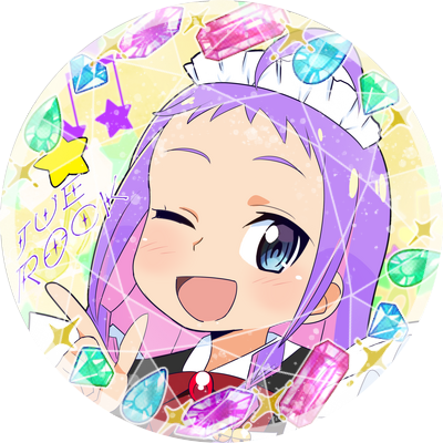 #新しいアイコン
超久しぶりに作ったゆえちゃん他のアニメの顔シリーズ
今回はルリちゃん顔トレス+アイコンデコッター 